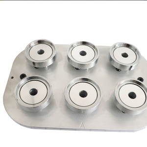 58mm round badge moulds set for PP800 Pneumatic multi die heads machine