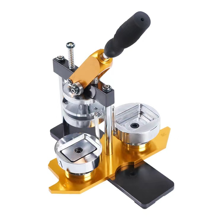 66*66mm Triangle Button Machine Making Triangle Buttons and Magnets