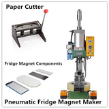 PP500 Pneumatic Magnet making machine with 120*50 mm mold ,cutter and 1000 pcs magnet components